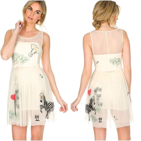 PATRIZIA PEPE Lea Embroidered Dress 40 - Picture 4 of 16